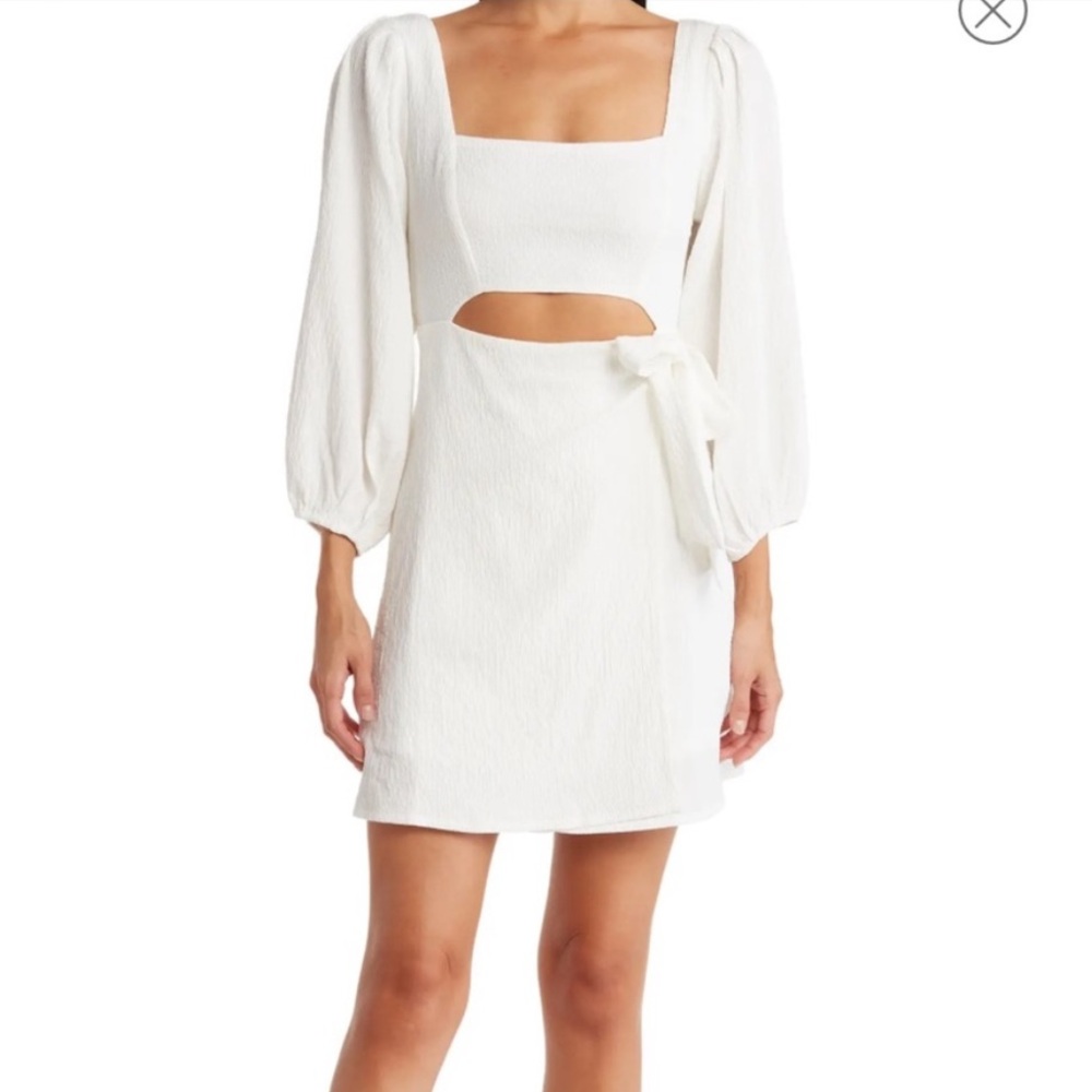 ASTR Center Cutout Mini Dress